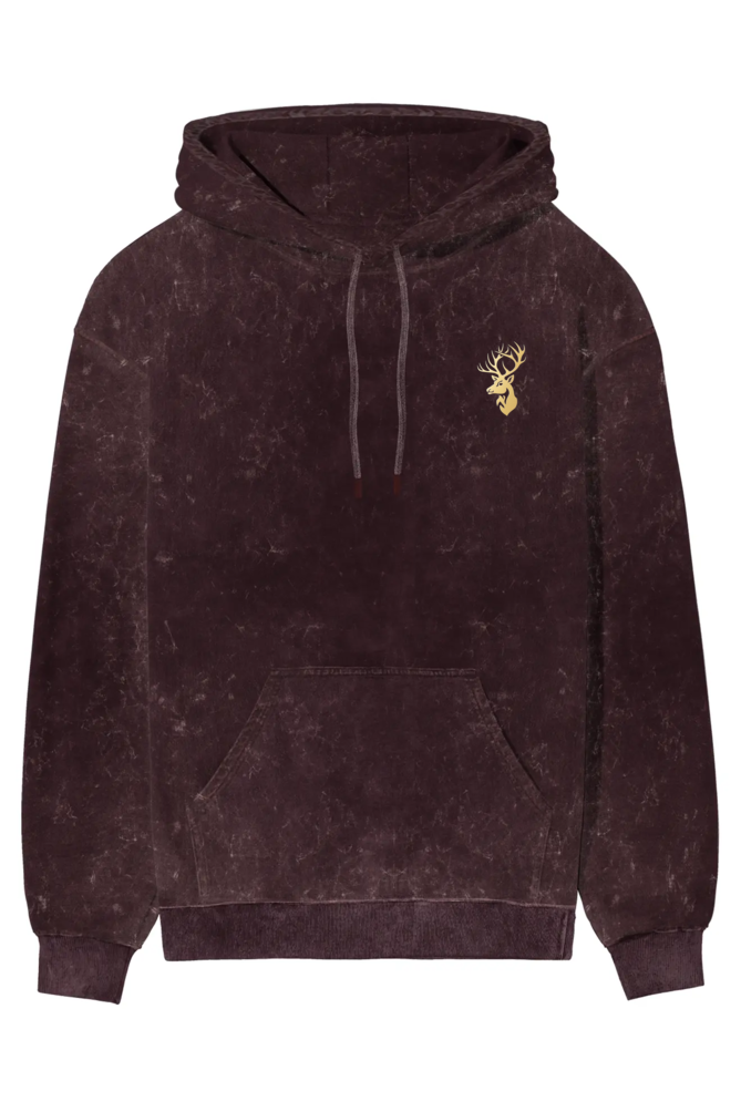 Men's StagsAllowed Acid Washed Hoodie