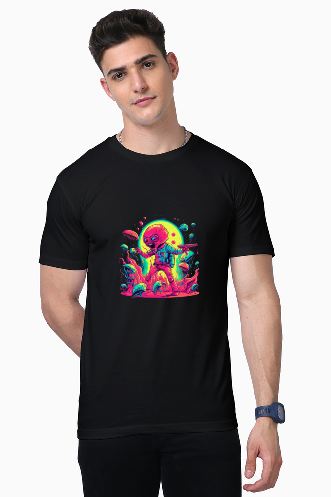 Men's Supima Alien Attack V3 T-Shirt