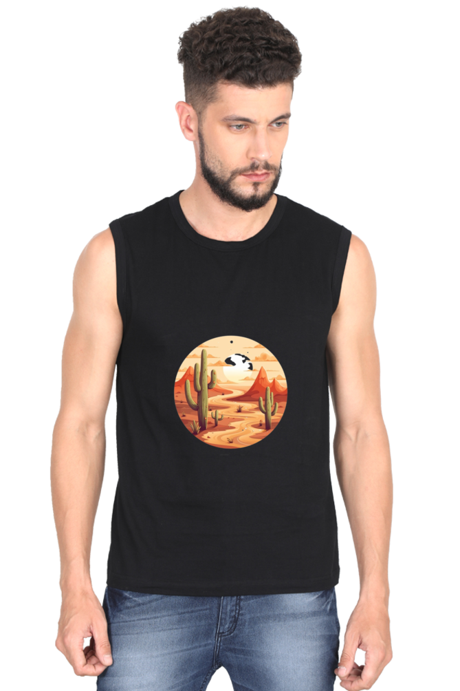 Men's Sleeveless Dessert T-Shirt