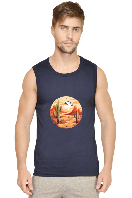 Men's Sleeveless Dessert T-Shirt