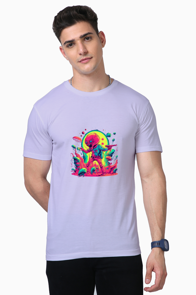 Men's Supima Alien Attack V3 T-Shirt