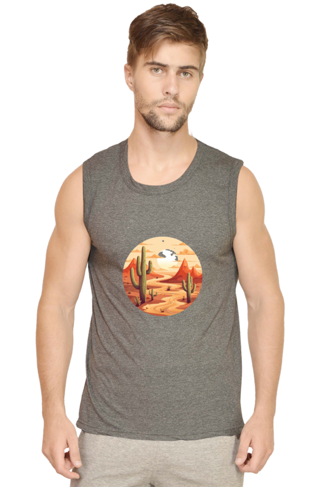 Men's Sleeveless Dessert T-Shirt