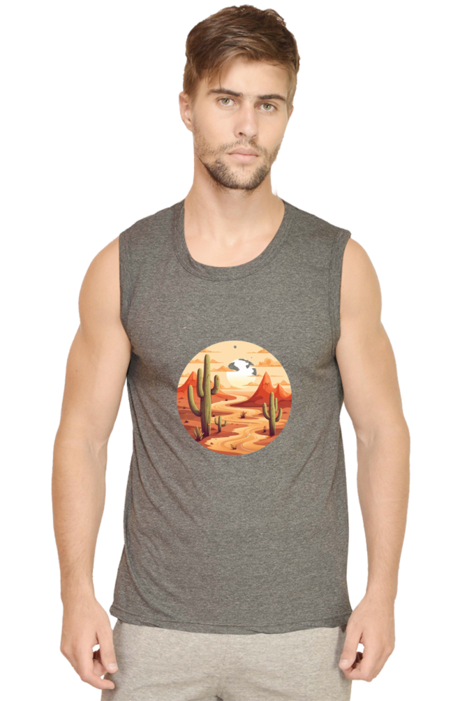 Men's Sleeveless Dessert T-Shirt
