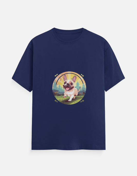 Men's Dog French V2 Classic Crew T-Shirt