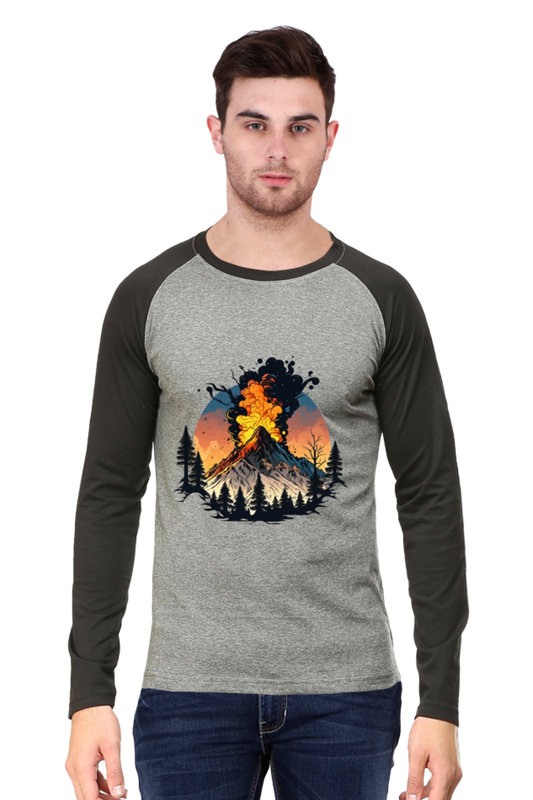 Men's Full Sleeve Volcano T-Shirt