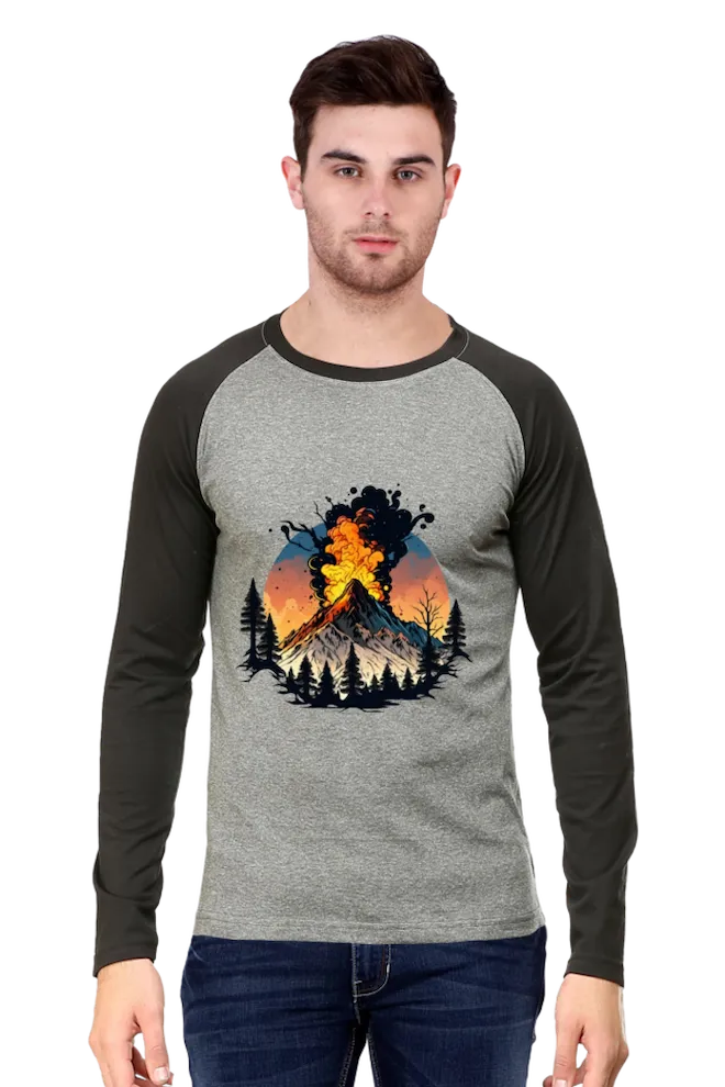 Men's Full Sleeve Volcano T-Shirt