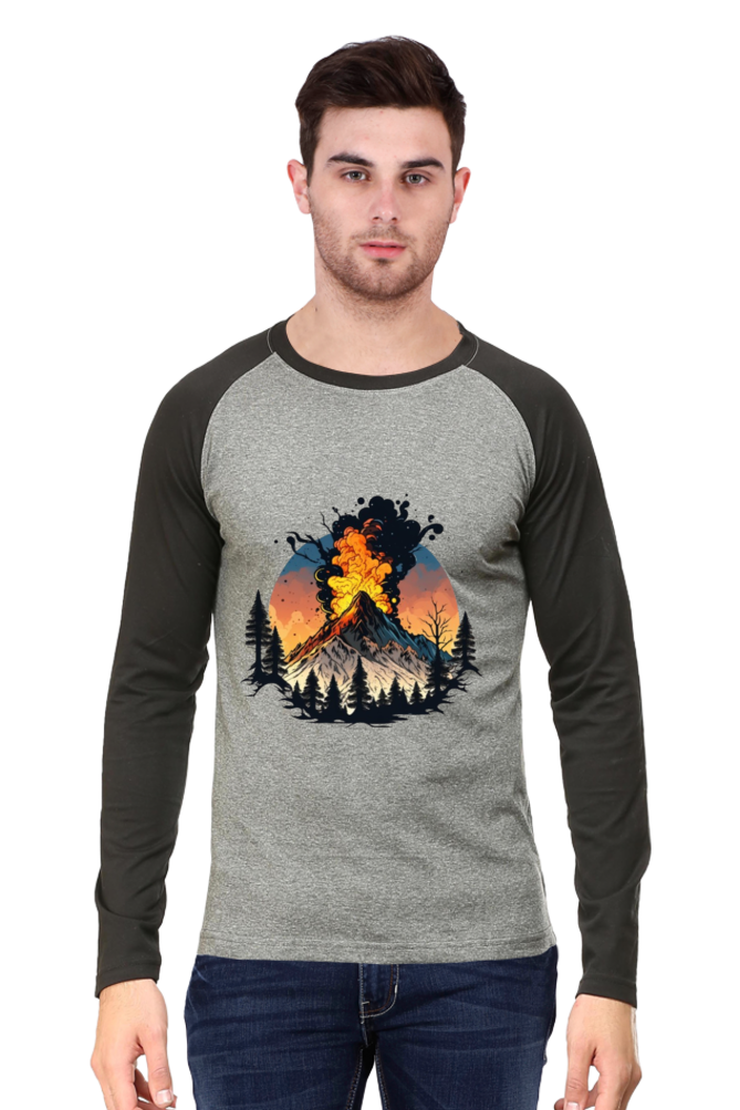 Men's Full Sleeve Volcano T-Shirt