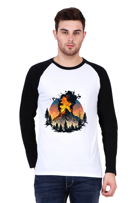 Men's Full Sleeve Volcano T-Shirt