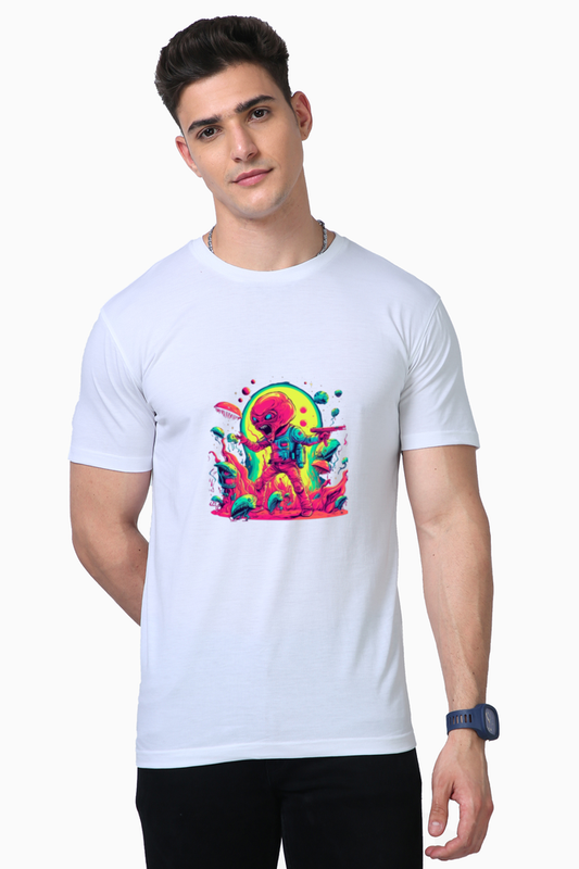 Men's Supima Alien Attack V3 T-Shirt