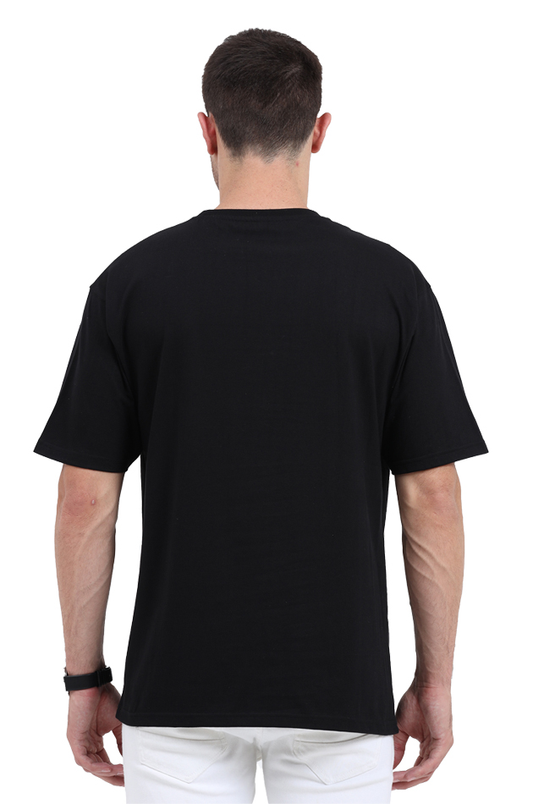 black alien print t-shirt