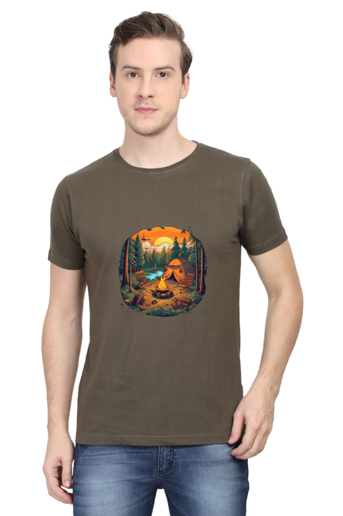 Men's Camping V1 Classic Crew T-Shirt