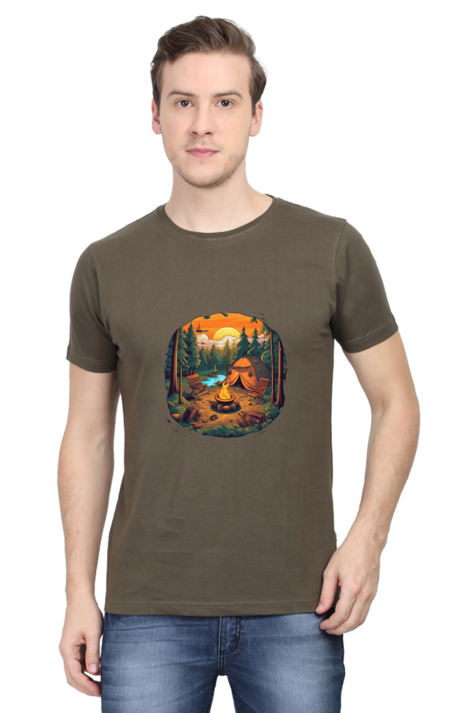 Men's Camping V1 Classic Crew T-Shirt