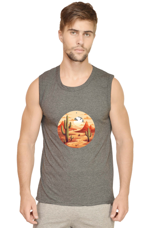 Men's Sleeveless Dessert T-Shirt