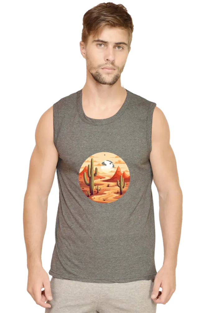 Men's Sleeveless Desert T-Shirt