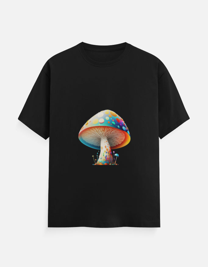 Men's Funky Mushroom Classic Crew T-Shirt