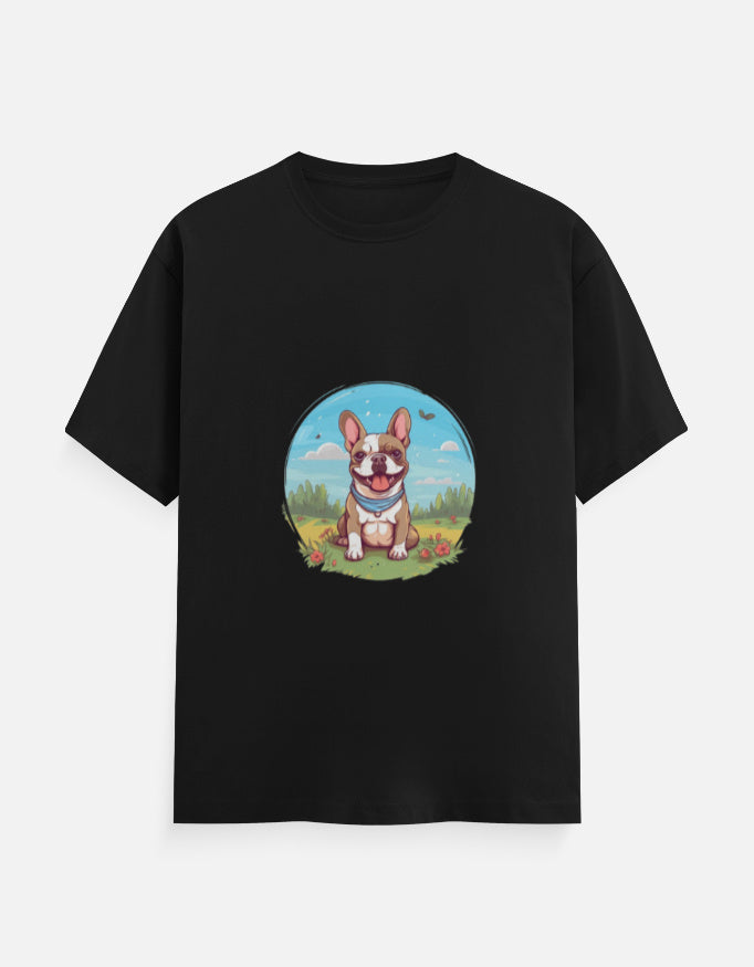 Men's Dog French V3 Classic Crew T-Shirt