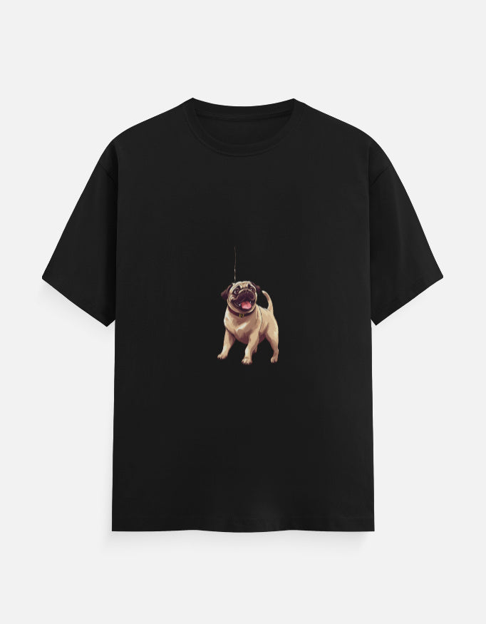 Men's Dog Pug Classic Crew T-Shirt