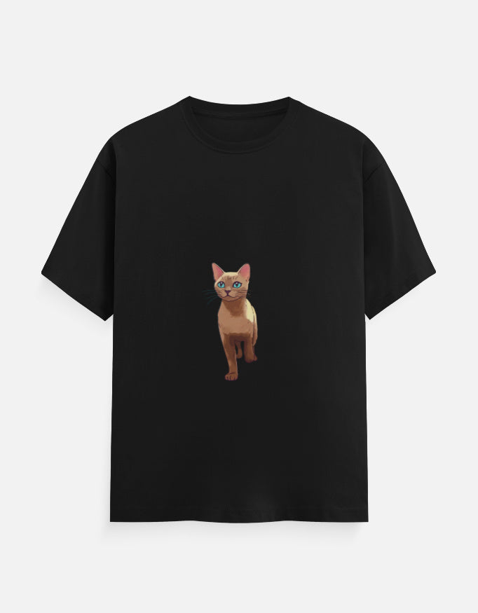 Men's Feline Burmese V2 Classic Crew T-Shirt