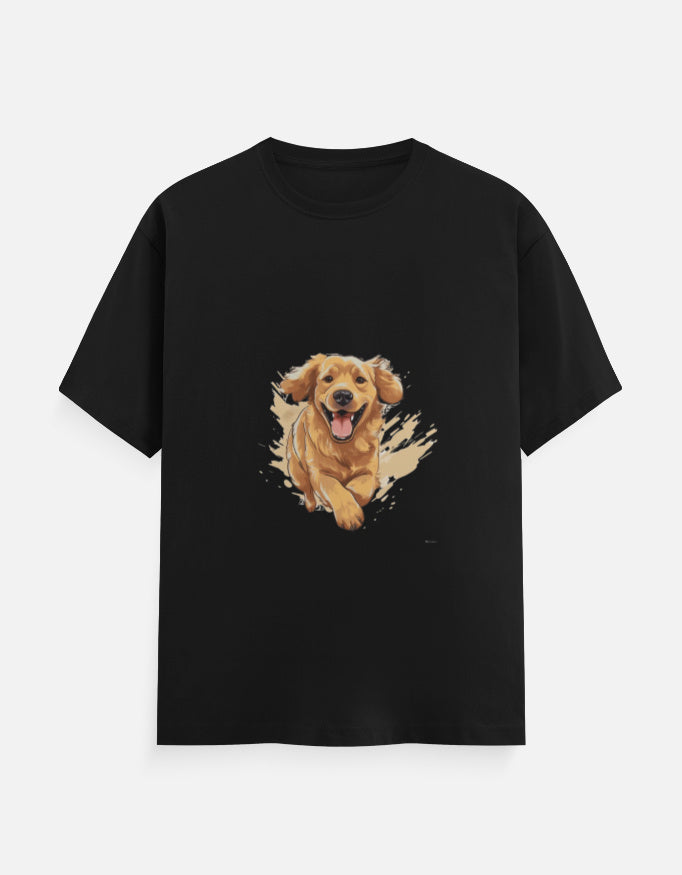 Men's Dog Golden Classic Crew T-Shirt