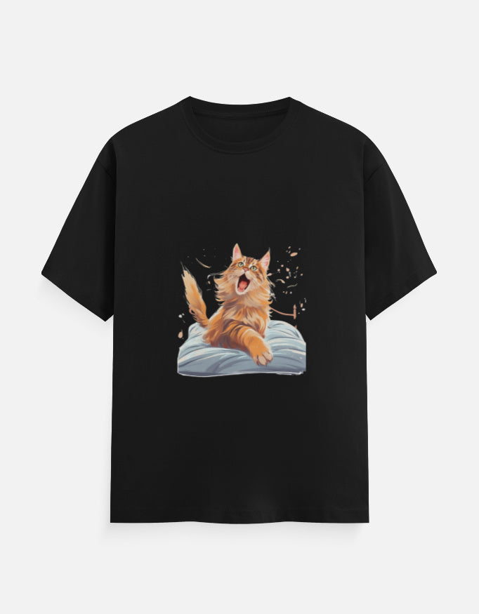 Men's Feline Maincoone Classic Crew T-Shirt