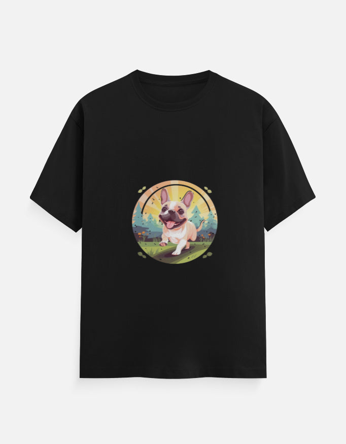 Men's Dog French V2 Classic Crew T-Shirt
