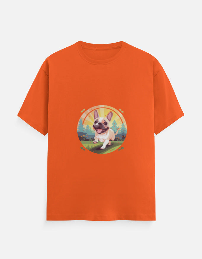Men's Dog French V2 Classic Crew T-Shirt