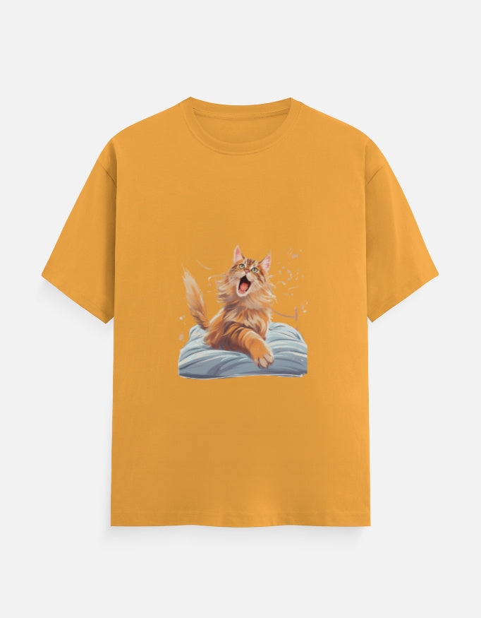 Men's Feline Maincoone Classic Crew T-Shirt