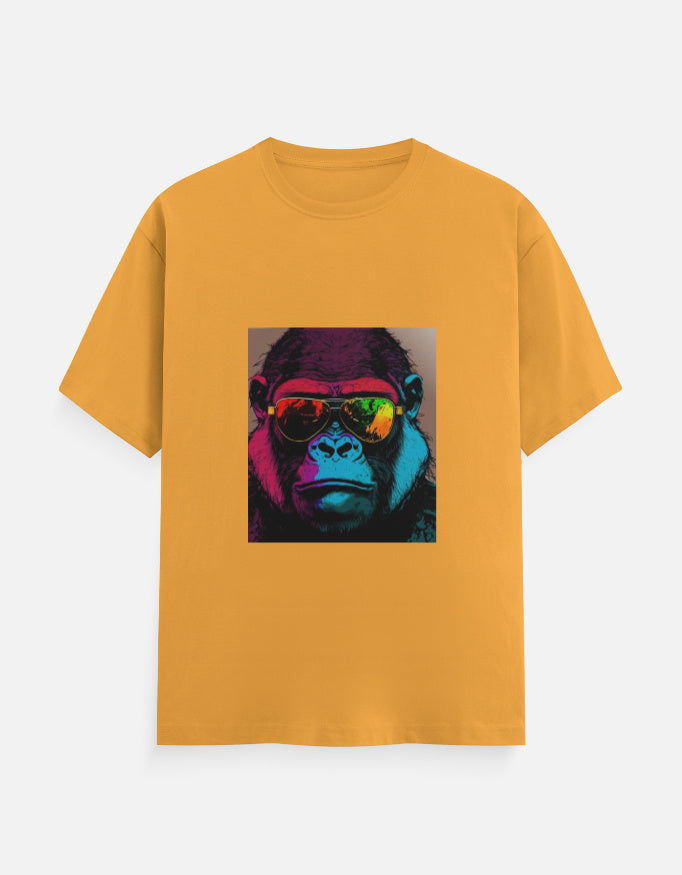 Men's Funky Chimp Glasses Classic Crew T-Shirt