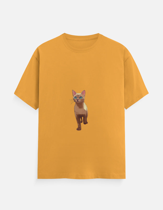 Men's Feline Burmese V2 Classic Crew T-Shirt
