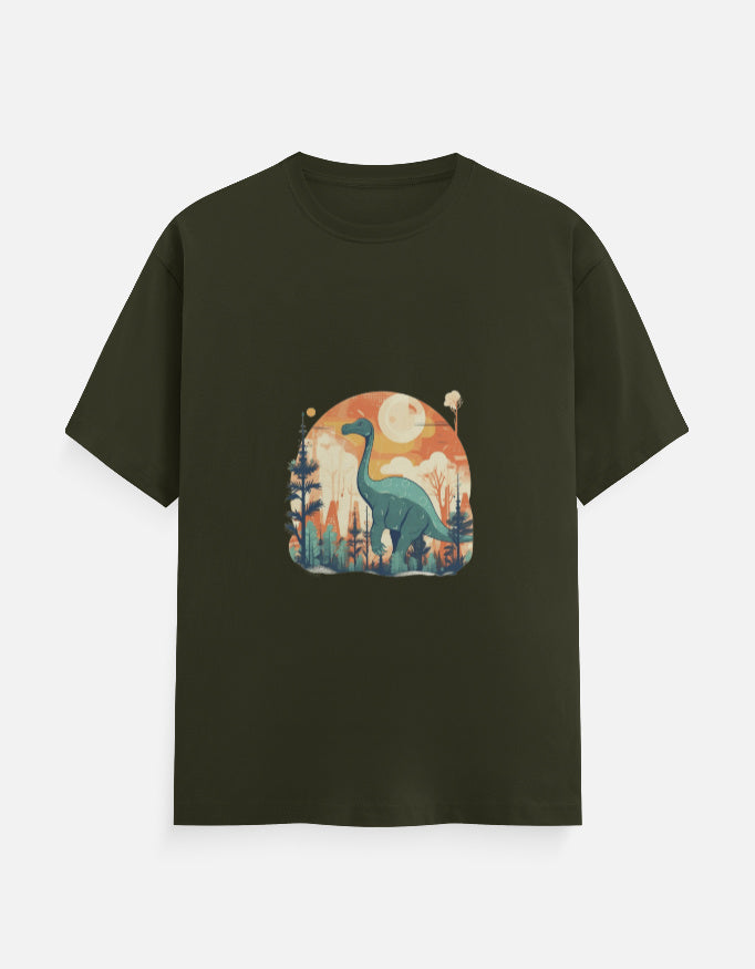 Men's Extinct Diplocaurus Classic Crew T-Shirt