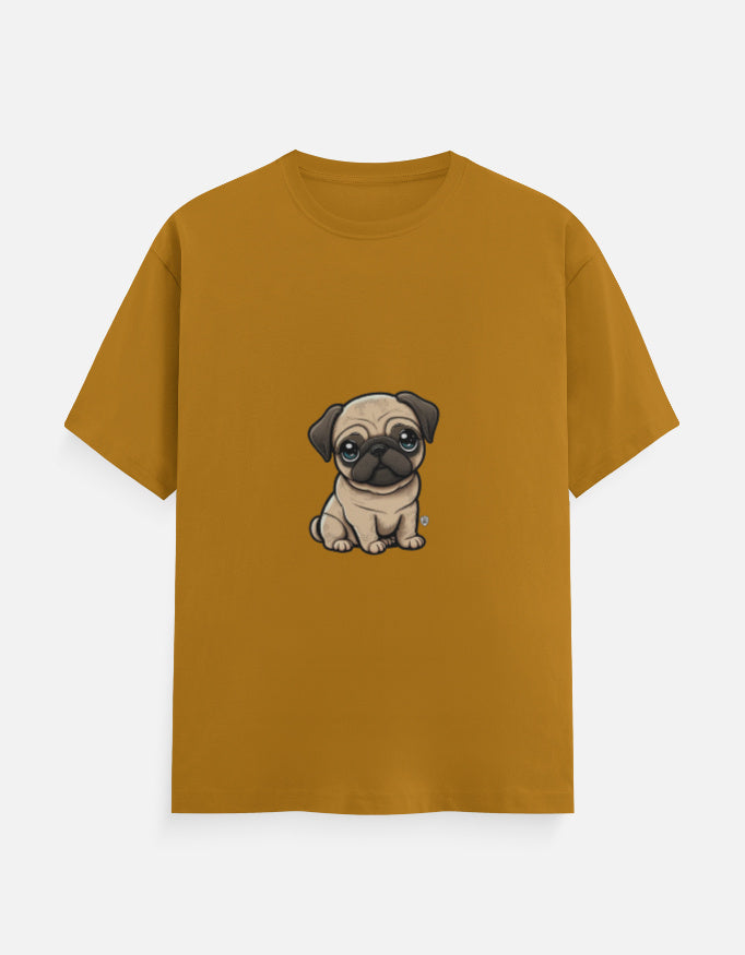 Men's Dog Pug V2 Classic Crew T-Shirt