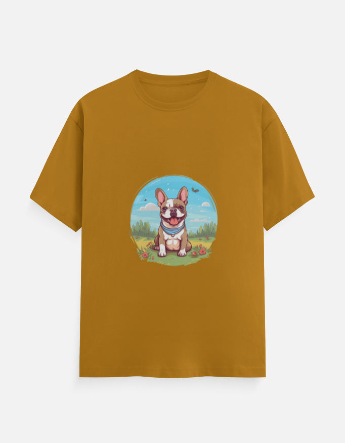 Men's Dog French V3 Classic Crew T-Shirt