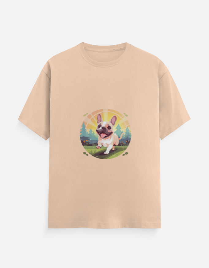 Men's Dog French V2 Classic Crew T-Shirt