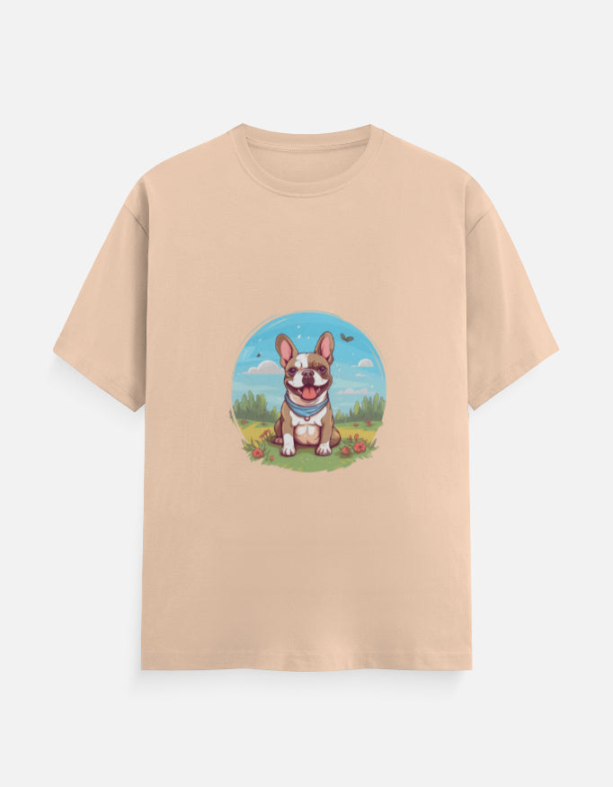 Men's Dog French V3 Classic Crew T-Shirt