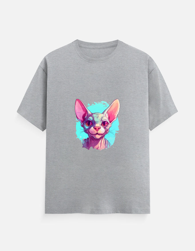 Men's Feline Sphynx Classic Crew T-Shirt