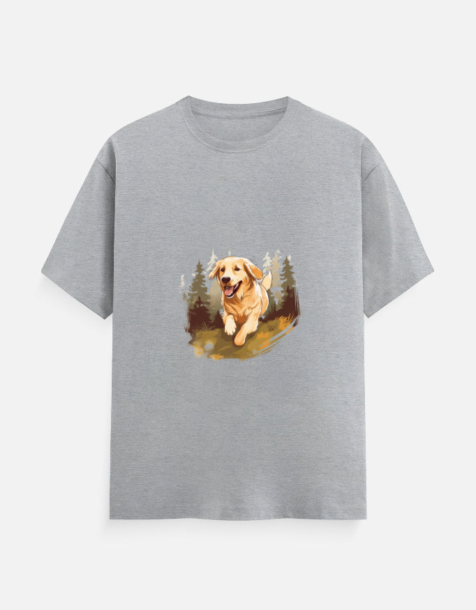 Men's Dog Golden V2 Classic Crew T-Shirt