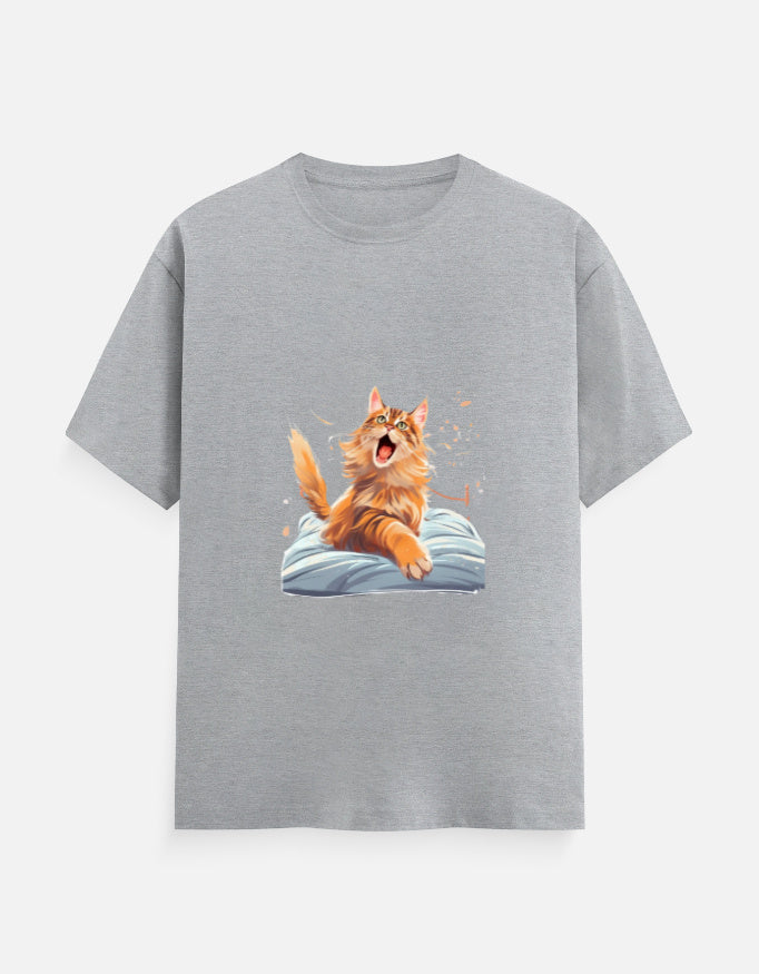 Men's Feline Maincoone Classic Crew T-Shirt