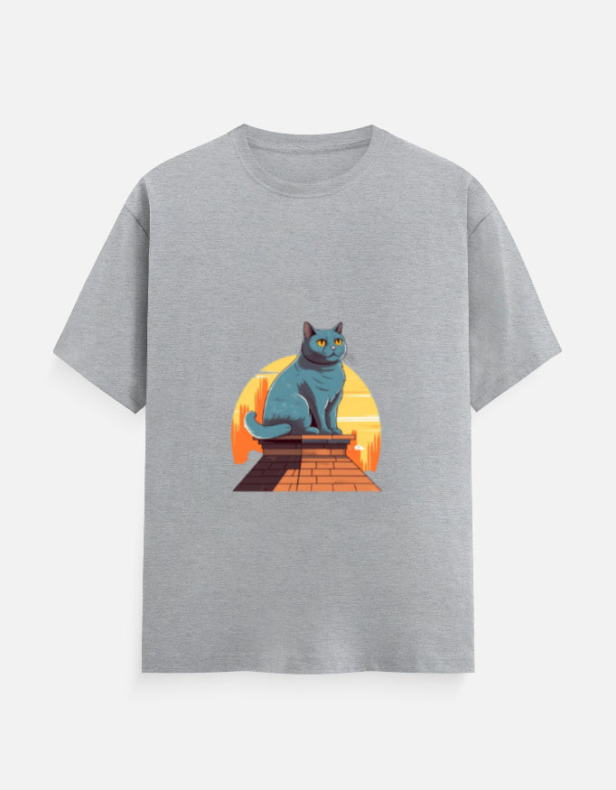 Men's Feline British Classic Crew T-Shirt