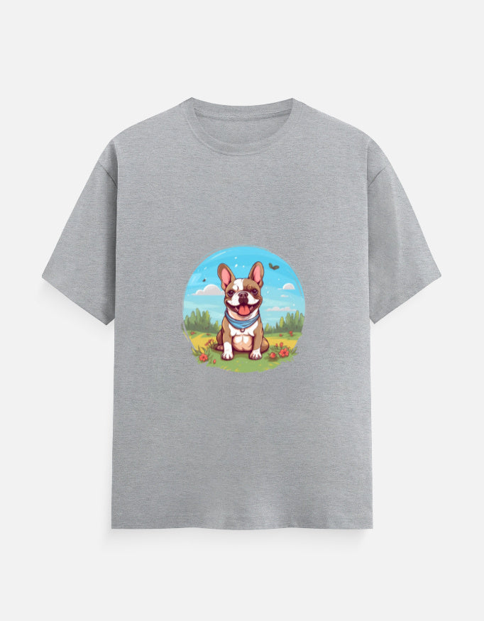 Men's Dog French V3 Classic Crew T-Shirt