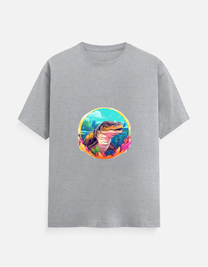 Men's Extinct Mausosaurus Classic Crew T-Shirt