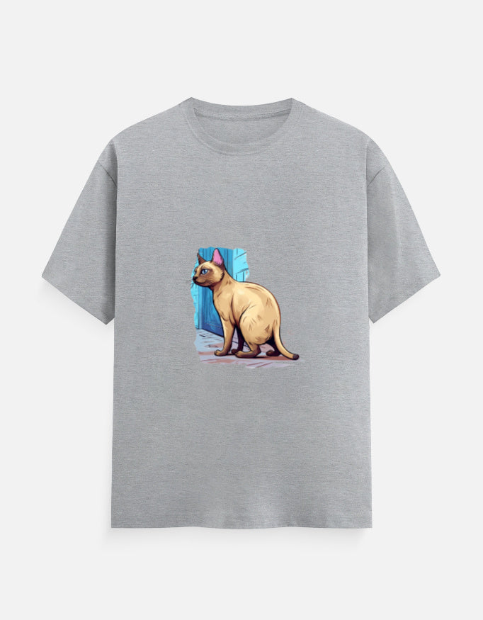 Men's Feline Burmese Classic Crew T-Shirt