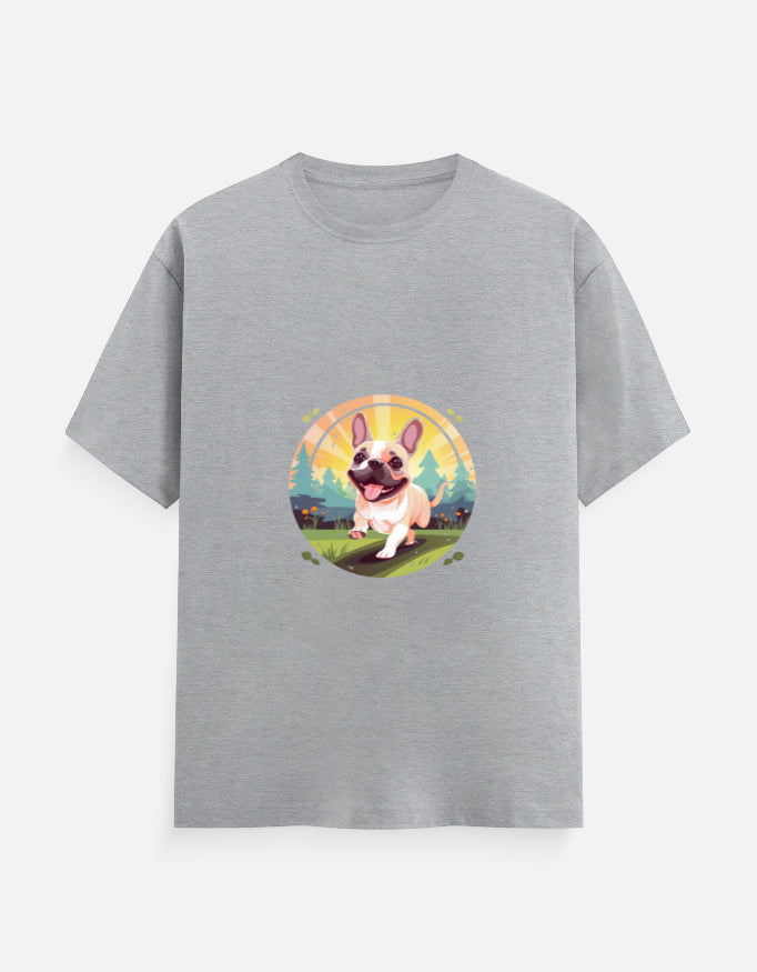 Men's Dog French V2 Classic Crew T-Shirt