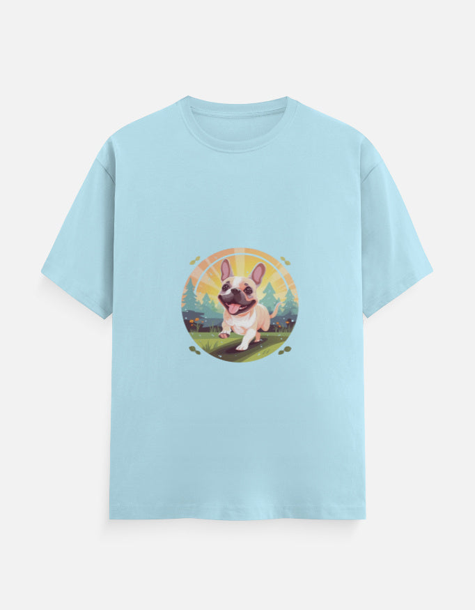Men's Dog French V2 Classic Crew T-Shirt