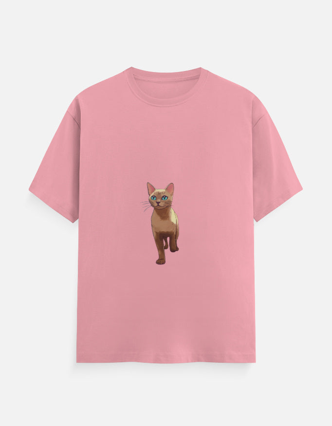 Men's Feline Burmese V2 Classic Crew T-Shirt