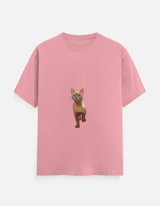 Men's Feline Burmese V2 Classic Crew T-Shirt