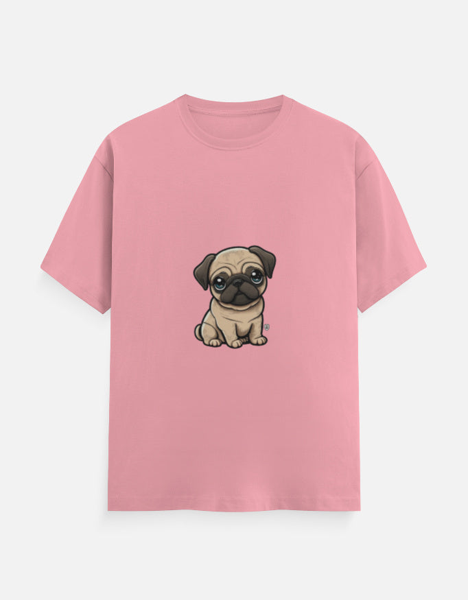 Men's Dog Pug V2 Classic Crew T-Shirt