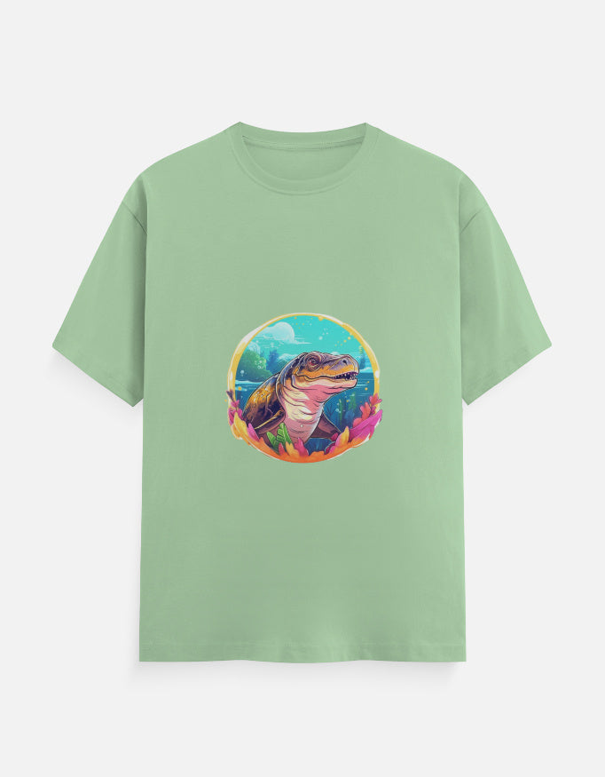 Men's Extinct Mausosaurus Classic Crew T-Shirt