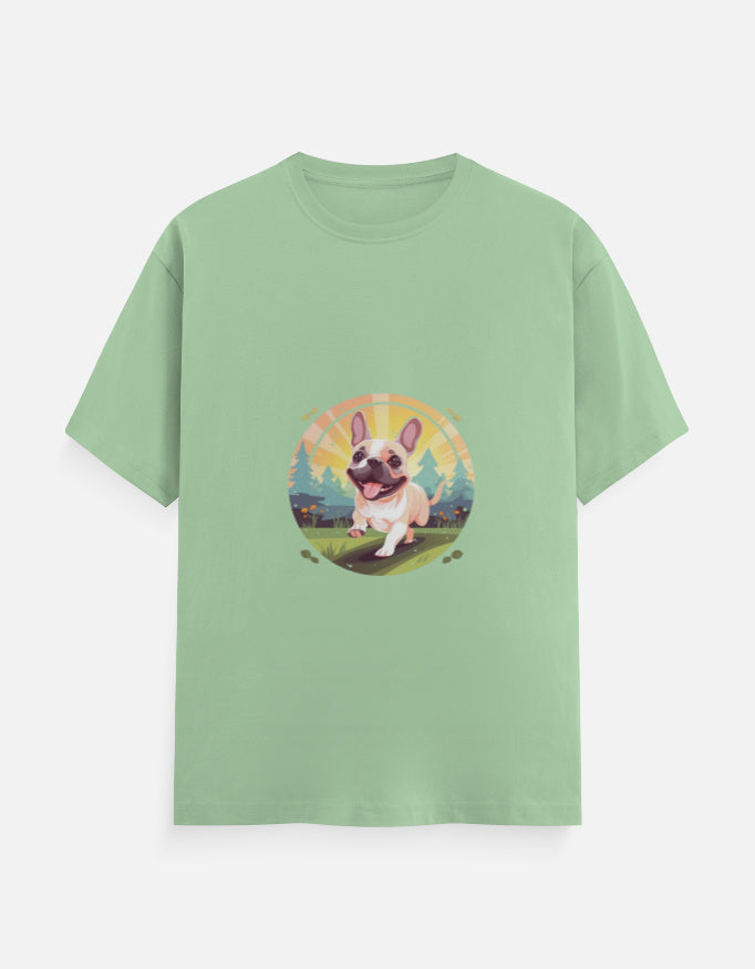 Men's Dog French V2 Classic Crew T-Shirt