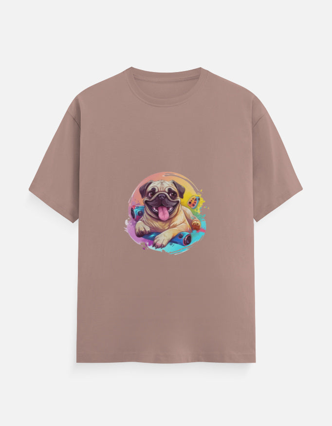 Men's Dog Pug V3 Classic Crew T-Shirt