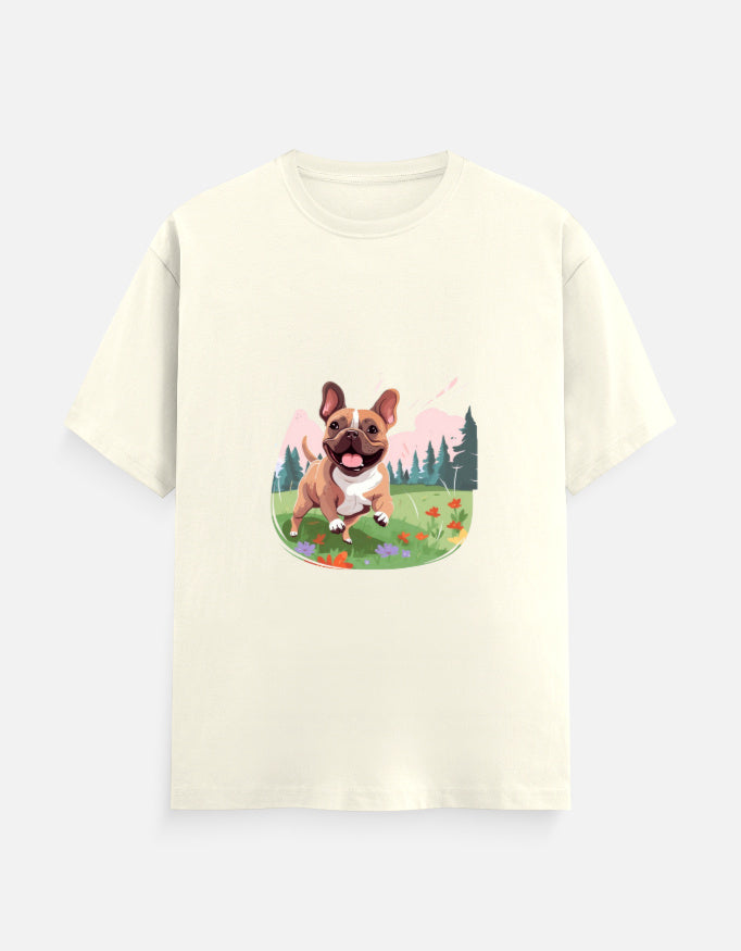 Men's Dog French Classic Crew T-Shirt